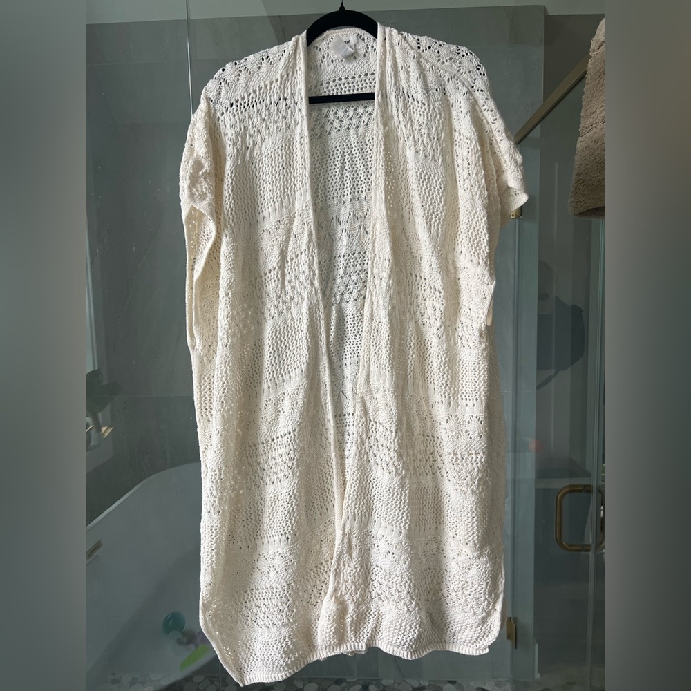 Aerie Textured Maxi Kimono